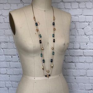 LOFT long beaded necklace